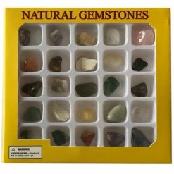 Other Gemstones Collection Box With 25 Tumbled Stones